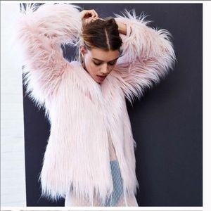 Ladakh x Urban Outfitters Faux Fur Coat Jacket